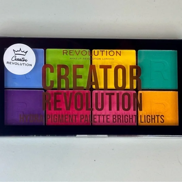 Makeup Revolution Creator Hydra Pigment Palette & Creator Brow Block- New in Box - Picture 2 of 6